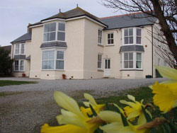 Exterior of house showing completed renovation work